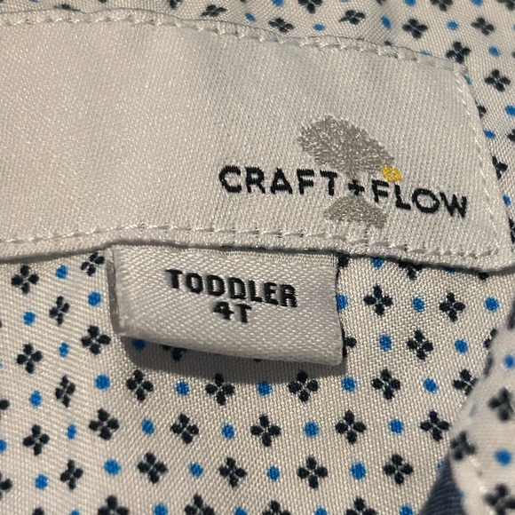 Craft and Flow Button Front Small 4T NWOT #1 - Picture 2 of 3